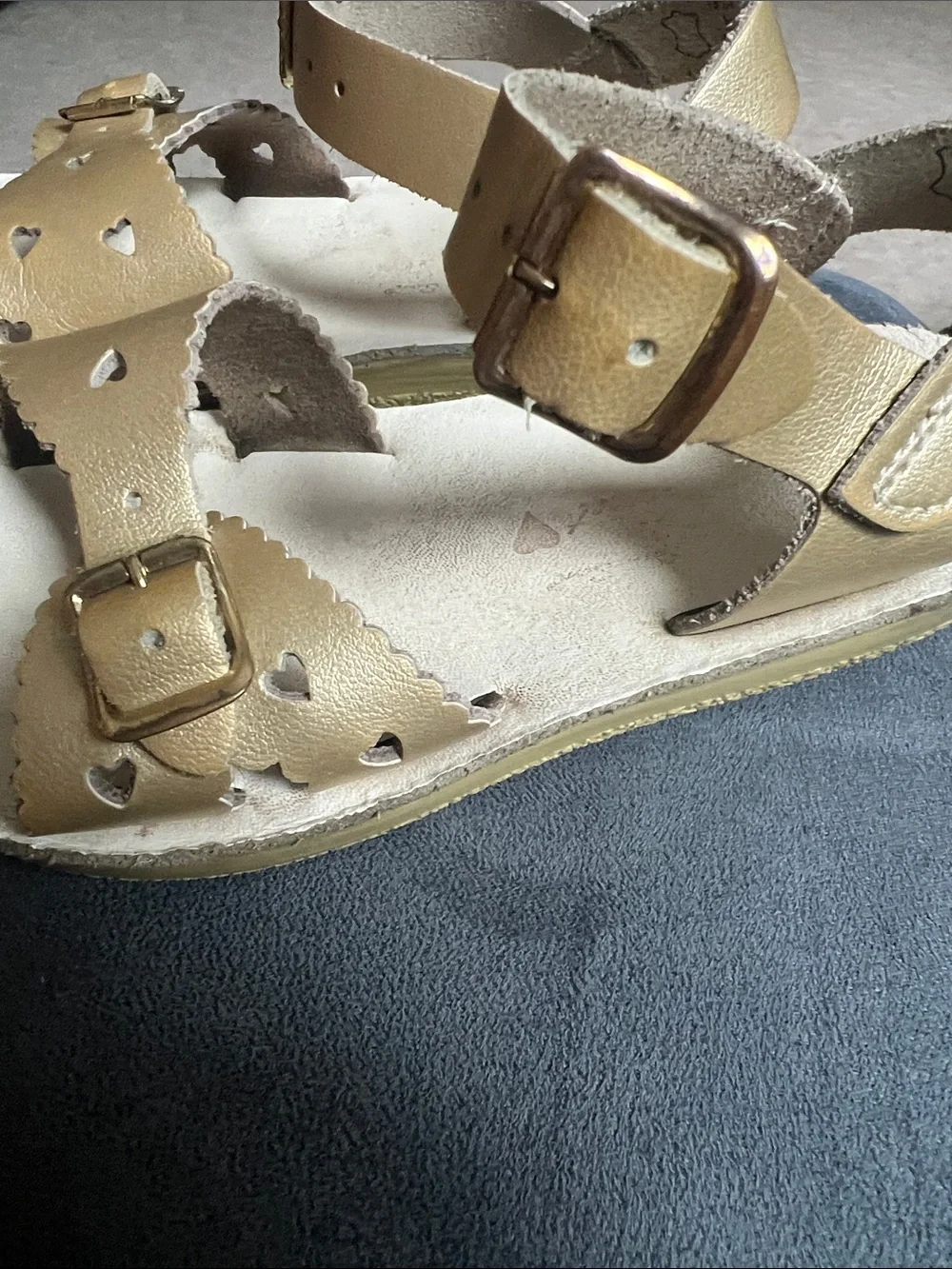 Sun-San Sweetheart Sandals in Gold